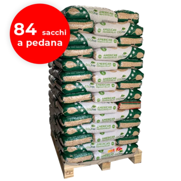 American CO2 Free - Premium Pellet - Pedana 84 Sacchi da 15 kg - immagine 2